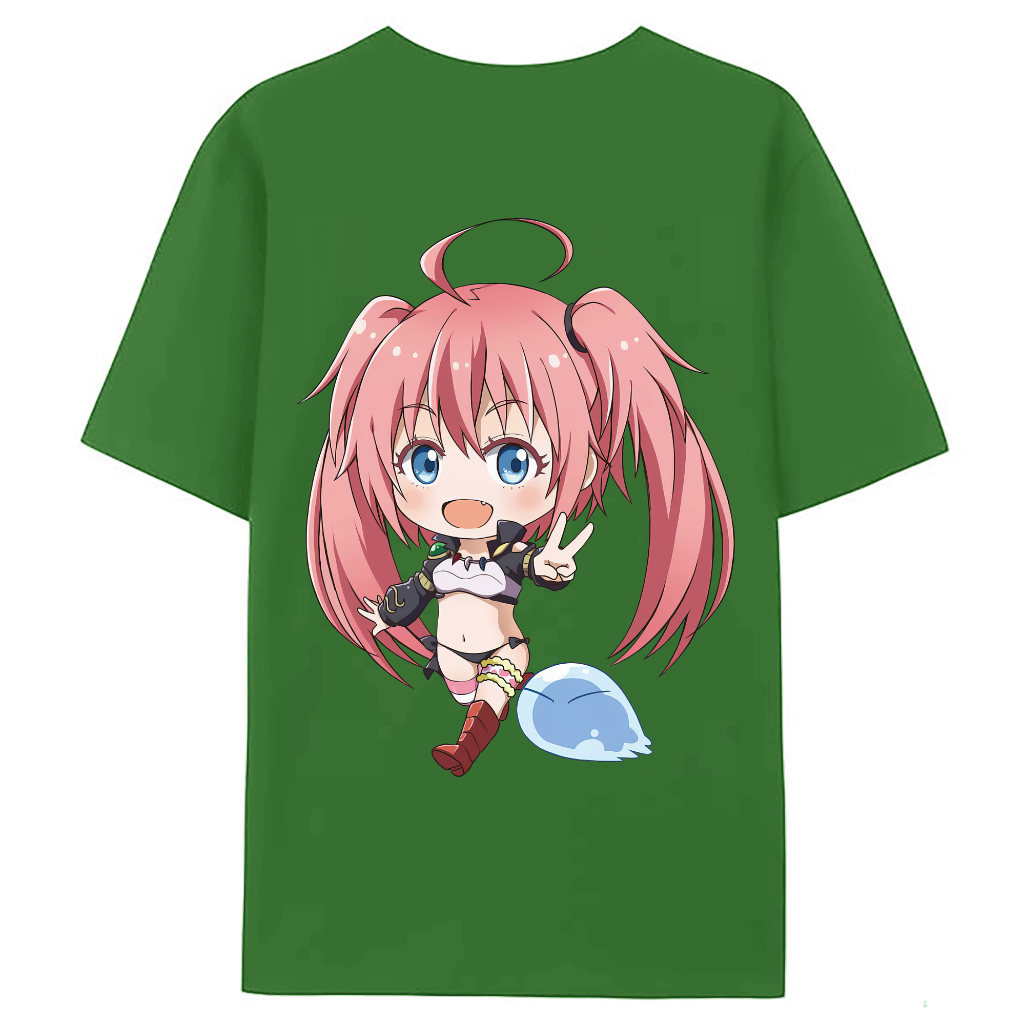（画像用） 転スラ Regarding Reincarnated to Slime レディース半袖Tシャツ(バックプリント)